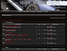 Tablet Screenshot of forum.spirit-modelcar.com